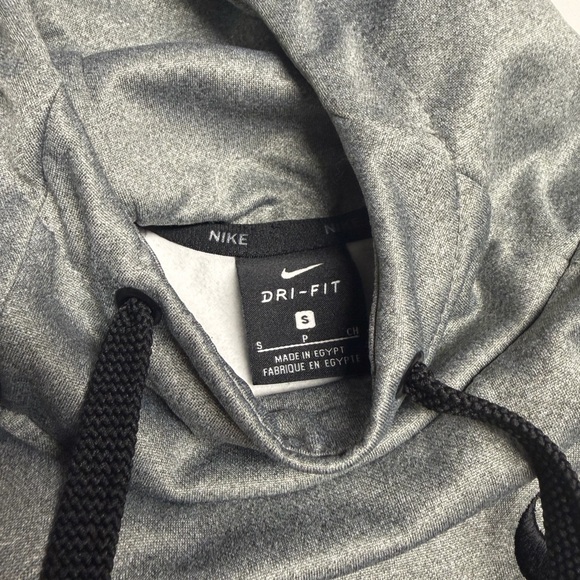 Nike Women’s Small Heather Gray Dri-FIT Hoodie - Picture 2 of 3